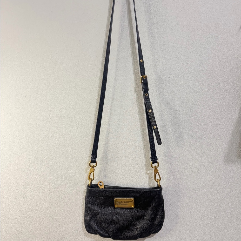 Marc By Marc Jacobs Black Leather Crossbody Bag - Picture 2 of 6